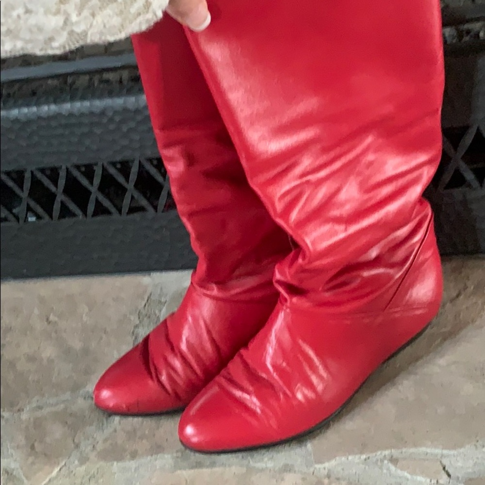 Lipstick Red Life Stride Boots